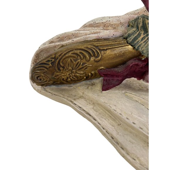 Figi Graphics Boudoir Reflection Vintage 1996 Victorian Clock Resin 1AA Battery - Picture 10 of 17